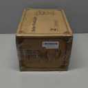 Solar Post Lights Outdoor Solar Cap Lights Deck Fence Cap for 4x4 5x5 6x6 Posts Patio Garden Courtyard Decoration Fixture Waterproof Warm White Lighting Black (2)