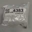 Pangda Concave Wall Door Bumper Stop Silver Stainless Steel Wall Door Bumper with 1-1/8 Inch Gray Round Rubber Protector Stops(Silver,10 Pieces)