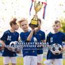Trophy Cup - Large Trophy,Gold Award for Sports,Tournaments,Competitions,Soccer Football League Match Trophy,Other Teamwork Award