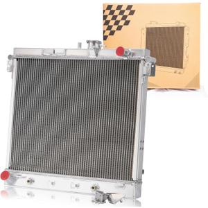 Radiator For 2006-2010 Hummer H3 3.5L L5, 2008-2010 Hummer H3 5.3L V8, 2009-2010 Hummer H3T 3.7L L5 5.3L V8, 2009-2012 Chevy Colorado, GMC Canyon 5.3L V8, 2 Row Radiator