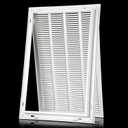 20"Wx30"H Return Air Grille [Duct Opening Size] Return Vent Cover for Wall or Ceiling,Steel Return Air Grill Removable Face/Door for 1 inch Filters (20"W x 30"H [Duct Opening])