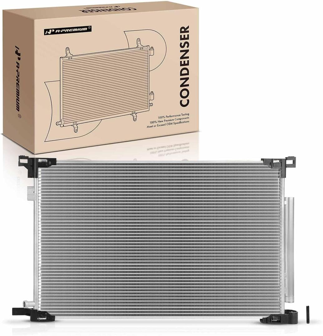 A-Premium Air Conditioning A/C Condenser Compatible with Toyota RAV4 2022-2023 2.5L, Venza 2022-2023 2.5L, Crown 2023-2024 2.4L 2.5L, Replace# 884A042070