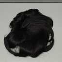 SisBroSis10A Short Pixie Cut Human Hair Wig Model Length Straight Human Hair Wigs Glueless Full Machine Made Side Part Short Layered Haircut Pixie Wig With Bangs Natural Black Color (Black) (1B#)