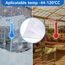 DGSL 18 Pcs Polycarbonate Greenhouse Panels, 4' x 2' x 0.16'' Twin-Wall Panels, Polycarbonate Sheet for All Weather Outdoor Garden and Greenhouse Covering