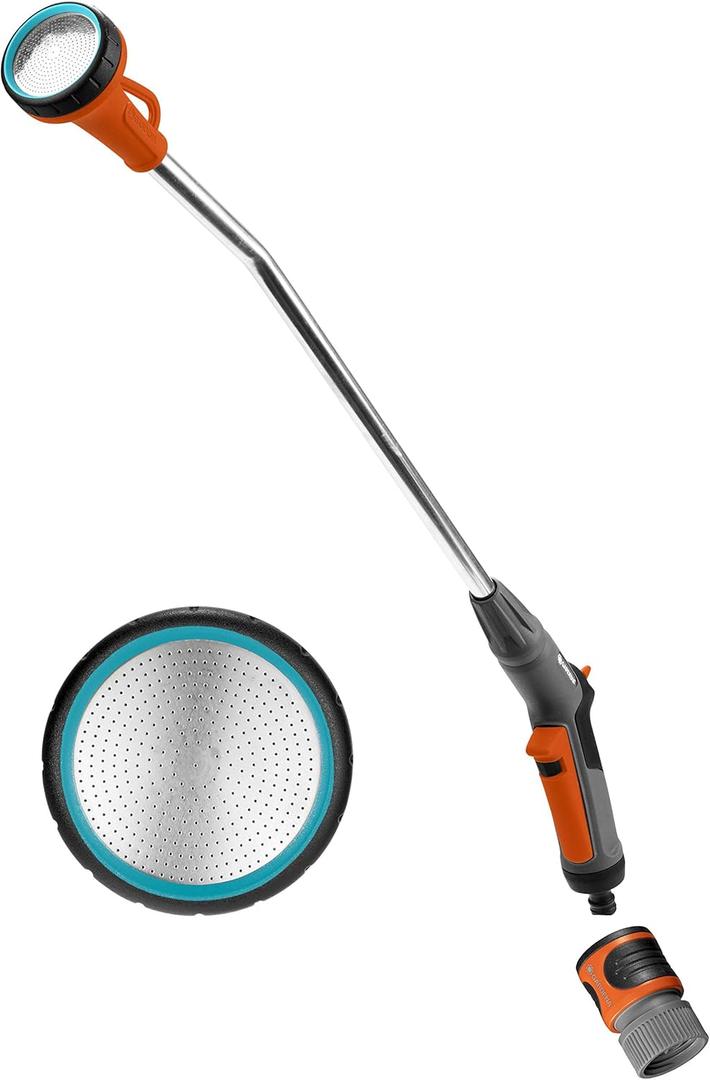 Gardena (18332) Watering Wand, 29" Sprayer Wand with Superior Stainless Head, Perfect for Hanging Baskets, Plants, Flowers, Shrubs, Garden and Lawn. Comes with GARDENA Quick Connect system. (35")