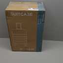 Sweetcrispy Carry on Luggage, Hard Shell ABS Suitcase with Double Spinner Wheels, Lightweight Expandable Rolling Suit Case with TSA Lock, 20 Inch Bronze Black