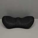 kasney Lumbar Support Pillow, Back Pillow for Low Back Pain Relief, Ergonomic Streamline Car Seat, Office Chair, Recliner and Bed (Black)