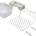 Whirlpool Genuine OEM Ice Maker Assemply W11424126 for use with Models WRT313S, WRT112C, WRT313C, WRT312C and WRT312C