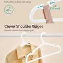 SONGMICS 100 Pack Clothes Hangers, Space Saving, Heavy Duty for Coats