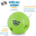 Wobble Wag Giggle Bounce Interactive Dog Toy- Sound Making Bouncing Ball for Dogs Ages Indoor & Outdoor Play, Soft & Durable with Easy Grip Design- Pets Know Best
