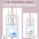 Electric Makeup Brush Cleaner Machine, Ultimate Efficient Automatic Cleaner for All Types of Makeup Brushes