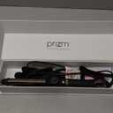 Prizm Rotating Curling Iron, 1inch/25mm Automatic Hair Curler for Long Hair, Self Spinning Barrel, 250-450F with LCD Display, Auto-Shut Off & Dual Voltage, Black