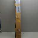 KAMANINA Double Curtain Rod 72 to 144 Inches(6-12 Feet) Champagne Gold Curtain Rods for Windows 66 to 120 Inches, 7/8 Inch Heavy Duty Drapery Rod with Crackle Glass Finials