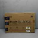Stone Bath Mat Diatomaceous Earth Non-Slip Shower Mat,Quick Drying Diatomite Bath Stone Mat for Bathroom Floor -Super Absorbent,Natural, Easy to Clean(2416" Grey)