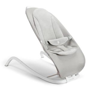Munchkin Electric Baby Bouncer & Rocker with Digital Touch Display, Soothing Sounds & 3 Recline Positions - Automatic Bouncing & Rocking, Grey