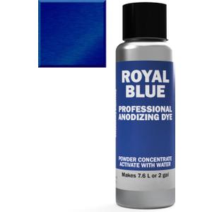 Professional Aluminum Anodizing Pigment Dyes | Blue E-G | Light to Rich Blue | Powder Concentrate Makes 7.6 Liters or 2 Gallons
