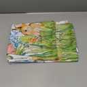 Easter Cute Bunny Eggs Flower Butterfly Watercolor Rabbits Tablecloth Rectangle Washable Table Covers for Spring Indoor Outdoor Dining Table Home Party Decorations 60x84 Inch