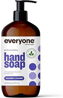 Everyone Liquid Hand Soap, 12.75 Ounce (Pack of 3), Lavender and Coconut, made with Essential Oils for kitchen and bathroom