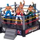 Gonetre Fighting Toys Wrestling Ring Set Wrestling Toys Wrestler Warrior Funny Kids Playset