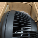 Amazon Basics Air Circulator Desk Fan for Bedroom, Home and Office, 90-Degree Tilt Head, 3 Speed Settings, Cooling, 35 Watts, Black, 11.1"W x 6.3"D x 10.9"H