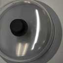 2 in 1, Glass Microwave Splatter Cover for Food & Microwave Place Mat, Plate Splatter Guard Lid with Easy Grip Silicone Handle Knob, Borosilicate Glass with Vent Hole, Food Grade, No Plastic, 10in