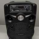 Audiobox ABX-82S Portable 8" PA Speaker with Stand, WaveSync Technology, Bluetooth, LED Lights, 1100W - Includes Microphone & USB Cable