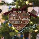 I Have No Shelf Control Funny Book Lover Heart-Shaped Wooden Miniature Bookshelf Christmas Ornament for Bibliophiles, Reading Addicts, and Literary Enthusiasts, 2 Pack