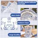 Zhehao 24 Sets Something Blue Bridal Shower Party Supplies Bachelorette