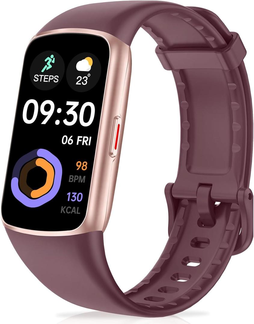 Zeacool Fitness Tracker with 24/7 Heart Rate, Blood Oxygen Sleep Monitor, 123 Sports Modes Calories Smart Watch,IP68 Waterproof Step Counter Activity Trackers Health Pedometer for Women Men Borde