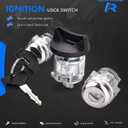 Ignition Switch Lock Cylinder with Door Lock & Keys Fit for Dodge Ram 1500/2500/3500 1997-2002 Dakota 1997-2000 Charger 1999-2003 Durango 1998-2000 Replaces# 5003845AA, 56021346AB, 5003893AA, 4723484