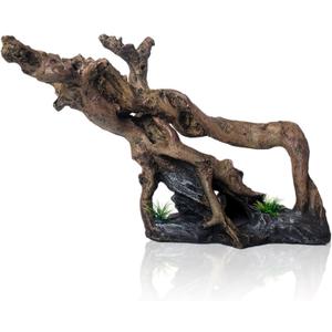 Fish Tank Decorations Aquarium Dcor Resin Artificial Tree Trunk Root (E)