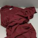 FQA Formal Evening Dresses for Women Elegant Evening Party Prom Dress Long Sexy V Neck Sleeveless Split Wrap (Burgundy-1) XL