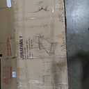 JONATHAN Y LNG1100A-2SET Trabuco Coastal Modern Acacia Wood Mesh 3-Position Outdoor Chaise Lounge Set with Side Table Transitional, Classic, Minimalist, Traditional, Contemporary, Dark Gray/Teak Brown (Non-Foldable)