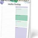 Daily To Do List Notepad - 52 Sheets Spiral Planner Checklist Notebook Work Organizer Planning Pad Perfect for Enhanced Productivity and Tasks Goal Achievement - Graffiti Purple, Set of 3