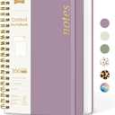 Spiral Dotted Notebook Journal for Work, 300 Pages, Thick B5 (7.1"x10") Bullet Dotted Journal for Women & Writing, Hardcover Notebook for Note Taking, Perfect for Work School Note Taking Business, Purple