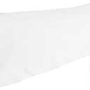 Pillowcases 100% Viscose Made from Bamboo Pillow Cases, Cooling, Luxuriously Soft, Envelope Closure, 300 Thread Count (White, Body 20"x54")