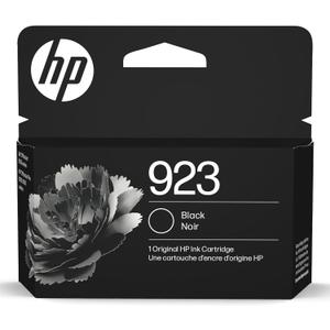 HP 923 Black Ink Cartridge Printers | Works with Printer Series: OfficeJet 8120, OfficeJet Pro 8130 | Eligible for Instant Ink | 4K0T3LN HP 923 Black Ink Cartridge Printers | Works with Printer Series: OfficeJet 8120, OfficeJet Pro 8130 | Eligible for Instant Ink | 4K0T3LN