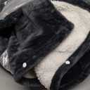 Sealy Heated Blanket Throw with Built-in Button Controller, Reversible Flannel to Sherpa Electric Blanket with 210 Hours Auto Off & 4 Heating Levels, Over Heat Protection, 50x60 inch, Charcoal