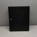 UMEKEN Key Box Wall Mount 100 Position Metal Valet Key Cabinet Lock Box with Key Tags, Key Holder Lockbox Key Organizer Safe Storage Locker Box, Black, 14" x 3.15" x 17.13"