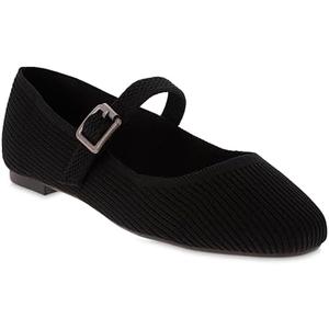 MIA Women's Brita Mary Jane Stretch Knit Flat Sandals, 8