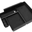 Hellet Center Console Hidden Box Organizer Compatible with Toyota 2010-2020 2021 2022 2023 2024 4Runner Interior Accessories Storage Box Tray Organizer