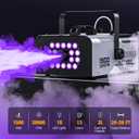 1500W Fog Machine Outdoor Indoor, Halloween Smoke Machine Fog with 20000 CFM Fog Output, 18 Lights 13 Colors and Remote Controls for Party Stage Effect