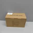 Hompavo Gen2 Solar Lanterns Outdoor Waterproof with Realistic Flickering Flame, Dual Charging (USB/Solar) & 2 Modes - Decorative Hanging/Table Lights for Patio Garden Porch Halloween Decor, 2/Purple