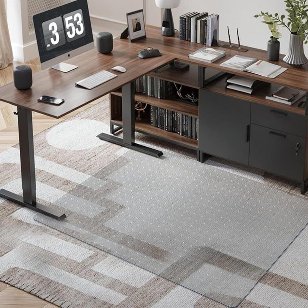 Chair Mat for Carpet 60"x 36" Large Chair Mat Thick and Sturdy