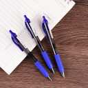 EYEYE G-103 Retractable 0.5mm Gel Pens, 5 Black 5 Blue Extra Fine Point Blue Ink Pens Quick Dry, Ballpoint Pen Fine Point Smooth Writing Pens for Office School Supplies