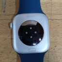 Apple Watch Series 10 [GPS, 46mm] - Silver Aluminum Case with Denim Sport Band, M/L (Premium)