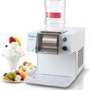 260W Commercial Snowflake Ice Machine, 110 LBS/24H Bingsu Maker with Adjustable Ice Texture, SUS304 Food-Contact Parts, Air Cooled for Cafe