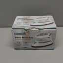 BEAUTURAL Mini Travel Steam Iron for Clothes with Dual Voltage, Temperature Control, NonStick Soleplate and Cord Storage, Ideal for Sewing, Quilting and Handcraft