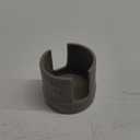 Zoeeker Kitchen Sink Sponge Holder, Ceramic Sponge Organizer Scrubby Holder Sink Caddy Sponge Tray for Kitchen and Bathroom, Kitchen Decor, Gray