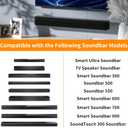 tiebutie Soundbar Wall Mount for Bose WB-300 SoundTouch 300 Sound Bar 300/500/550/600/700/900/950 Smart Ultra Bracket with Hardware Kit, Sound Bar Mount for Bose Soundbar Mounting Bracket Under TV